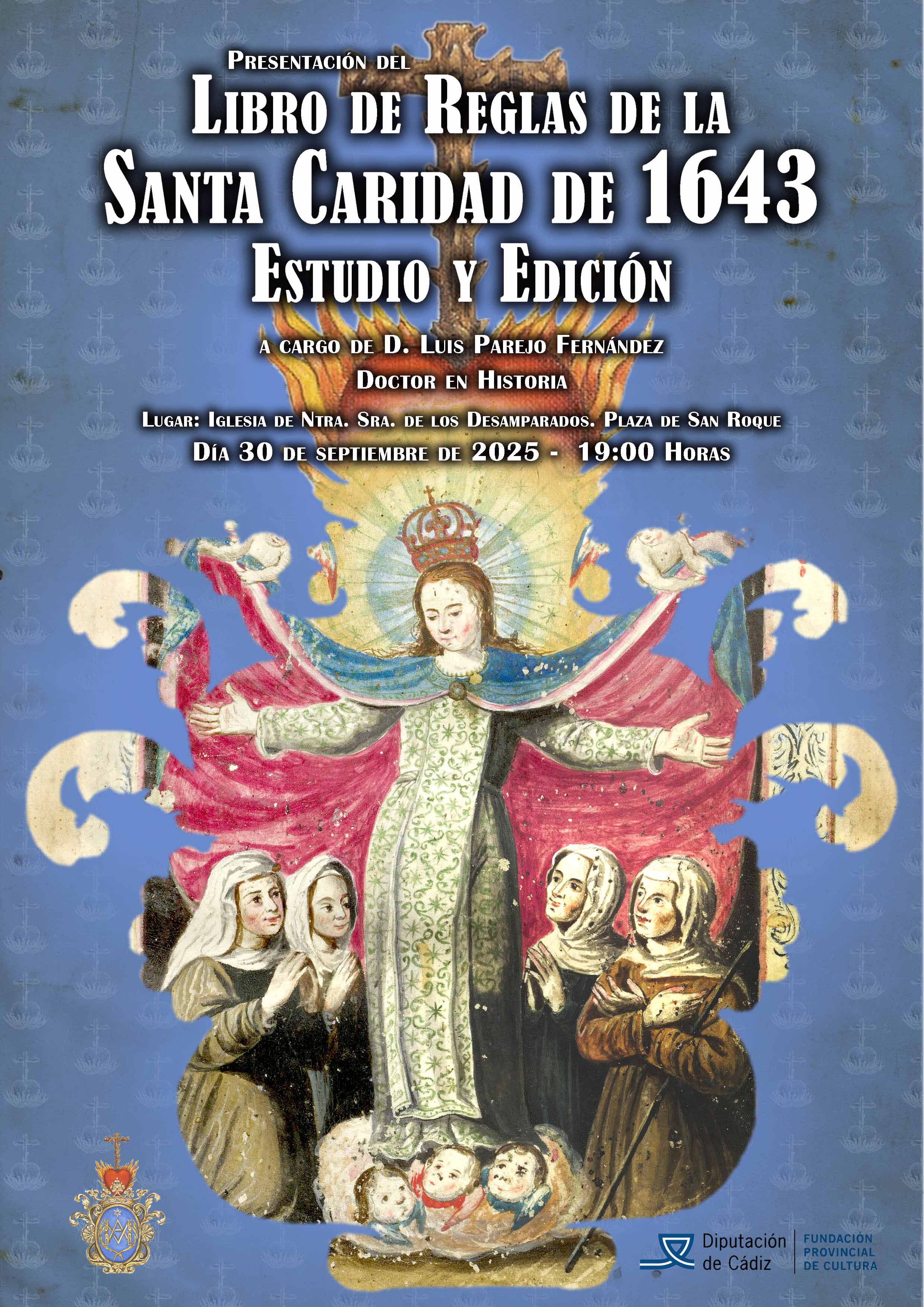 presentacion libro reglas hermandad santa caridad luis parejo fernandez sanlucar barrameda